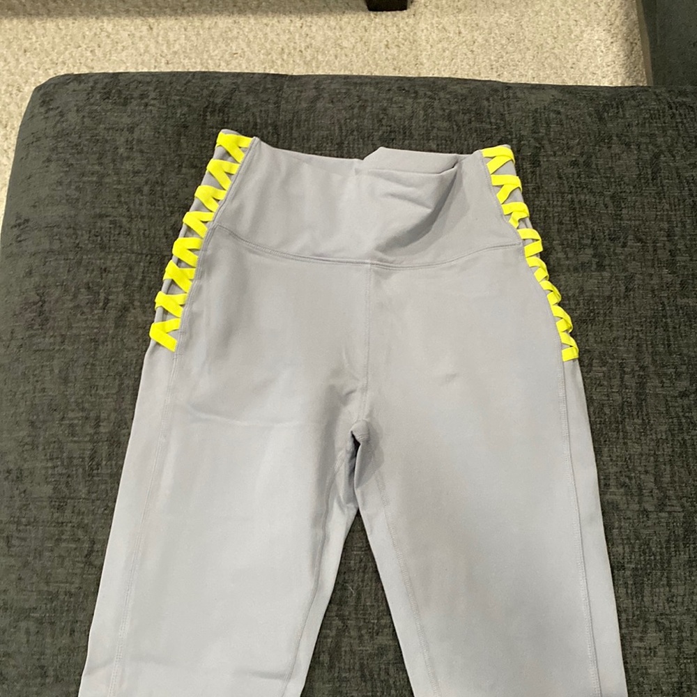High waisted lace up legging. Fabletics. Size M